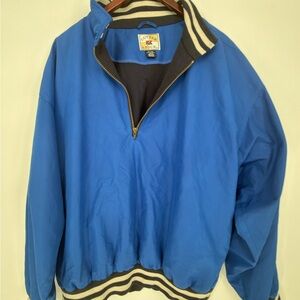 Cutter & Buck Men's Royal Blue Windbreaker vintage